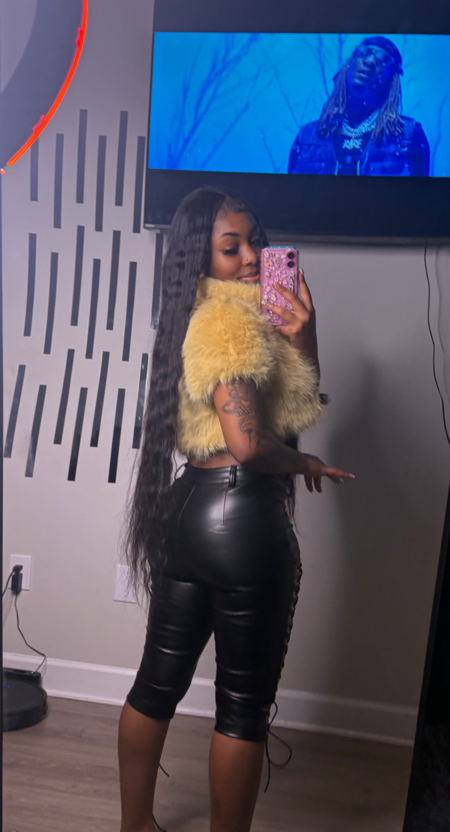 Leather Luxe Capris