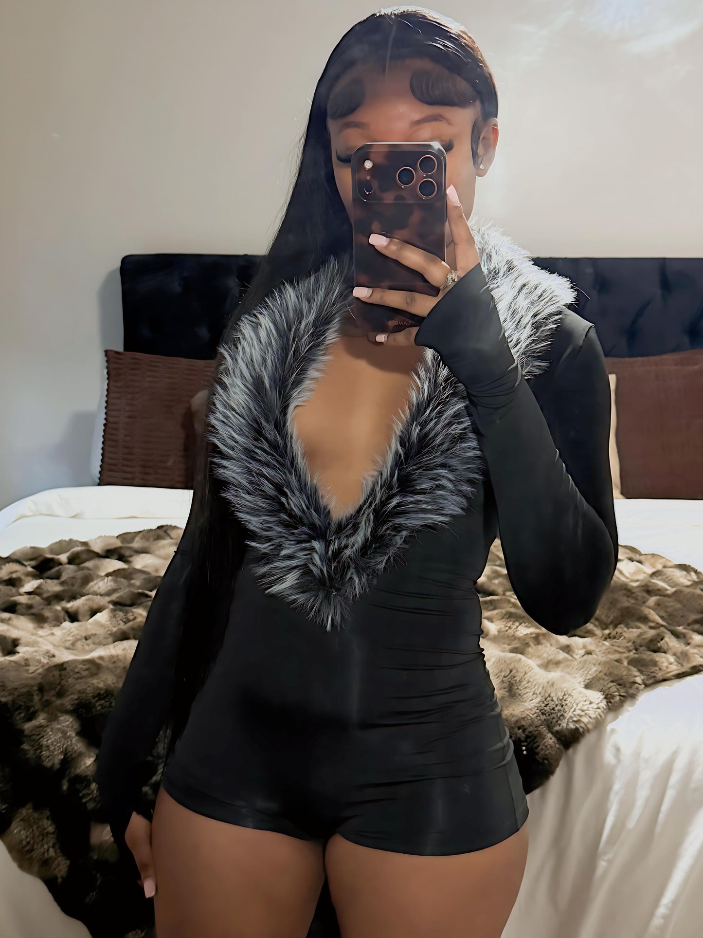 Fur Real Romper