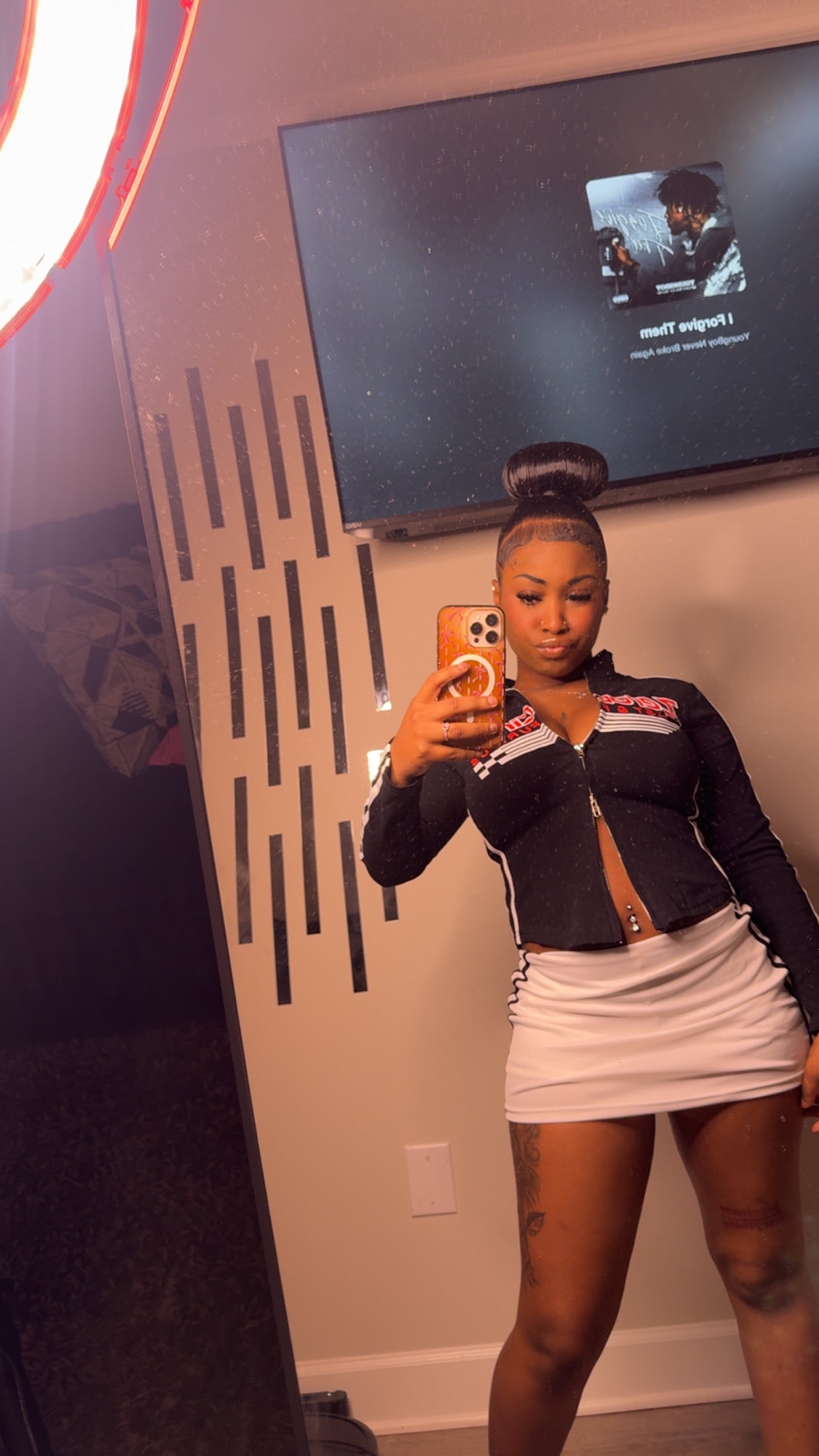 Race Car Skirt Set