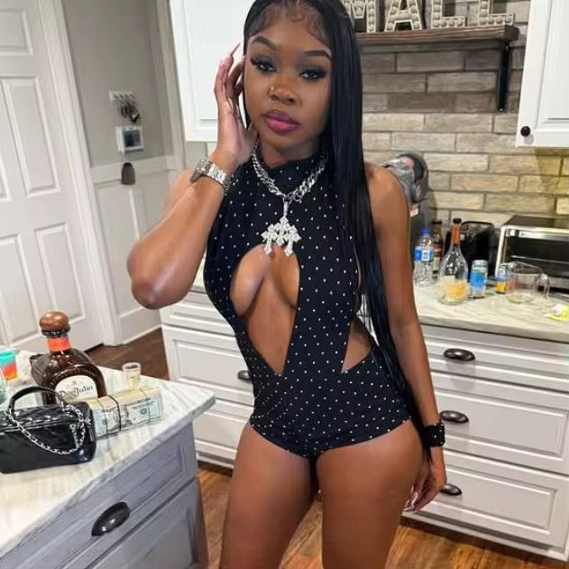After Hours Glam Romper