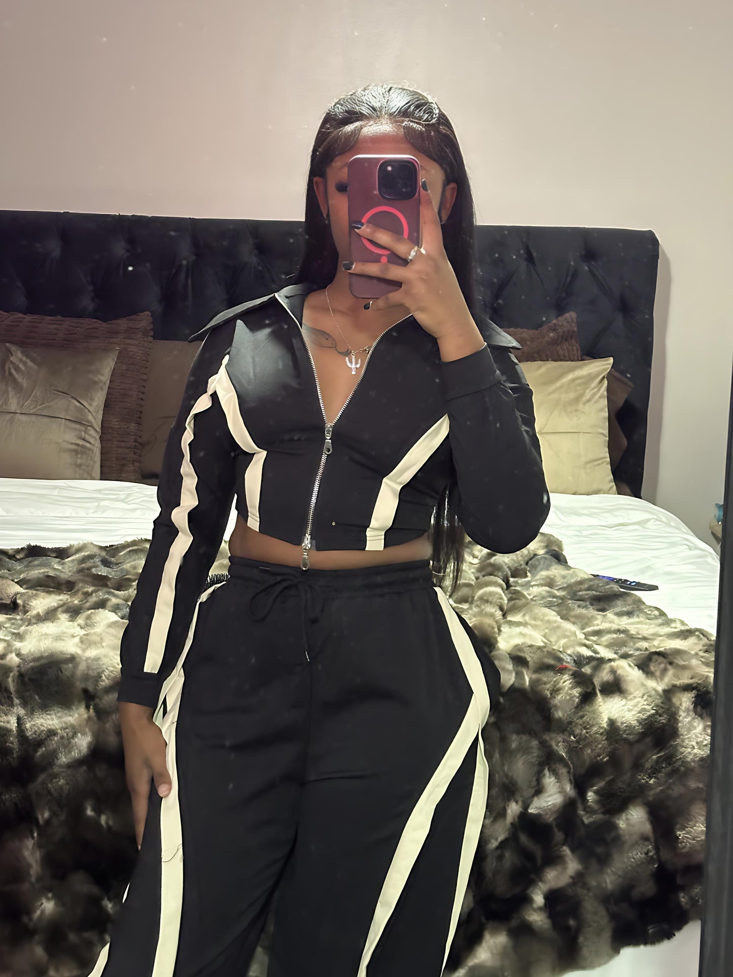Classic Contrast Lounge Set