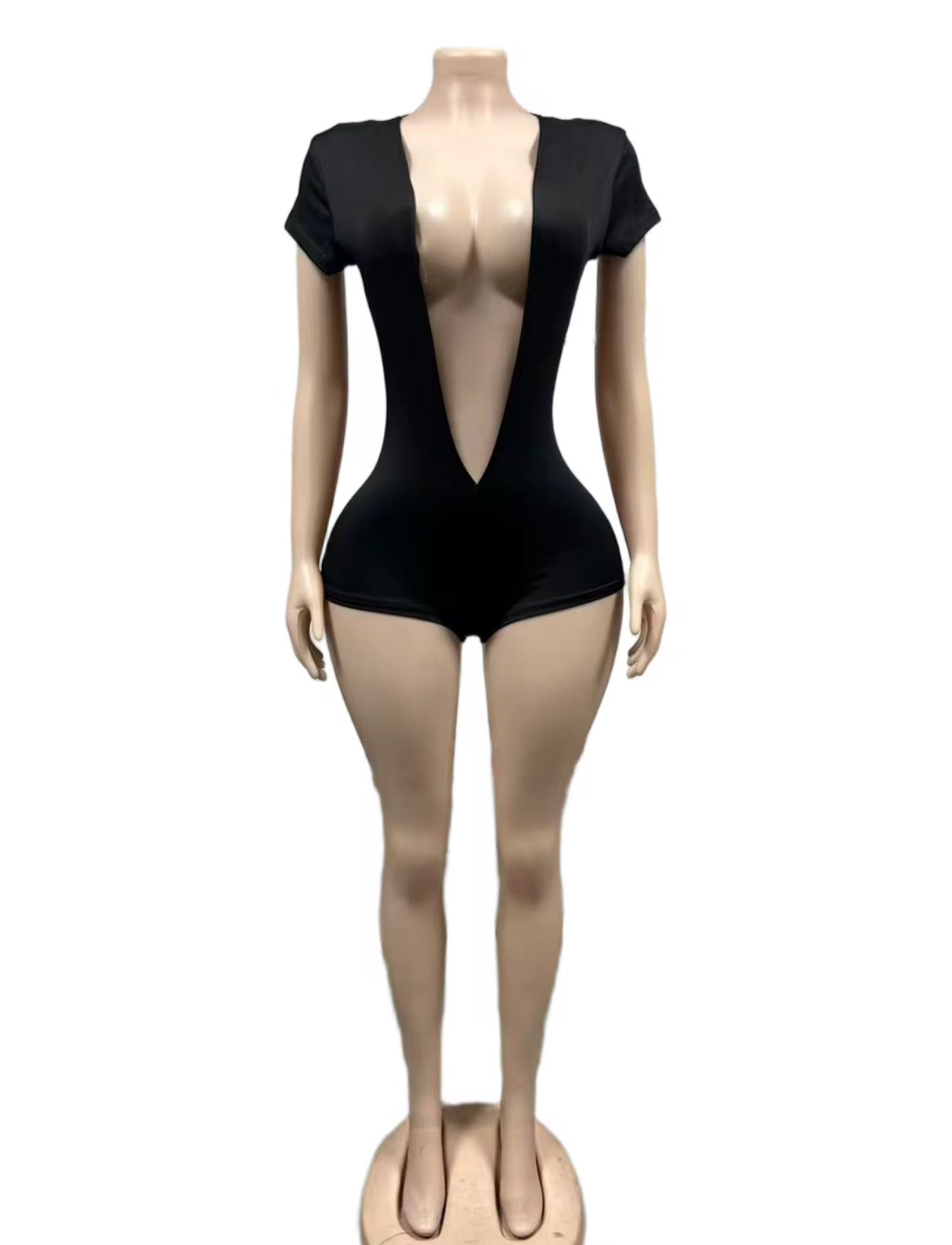 V Neck Romper