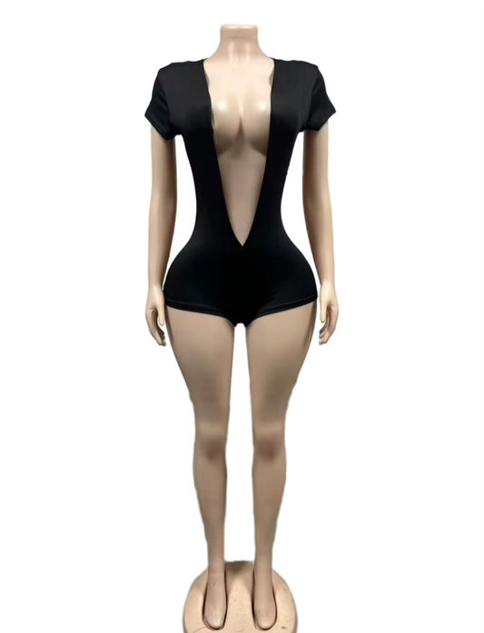 V Neck Romper