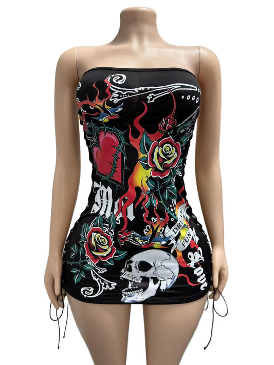 Rebel Rose Mini Dress