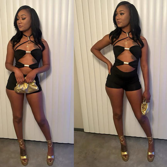 Golden Girl Romper